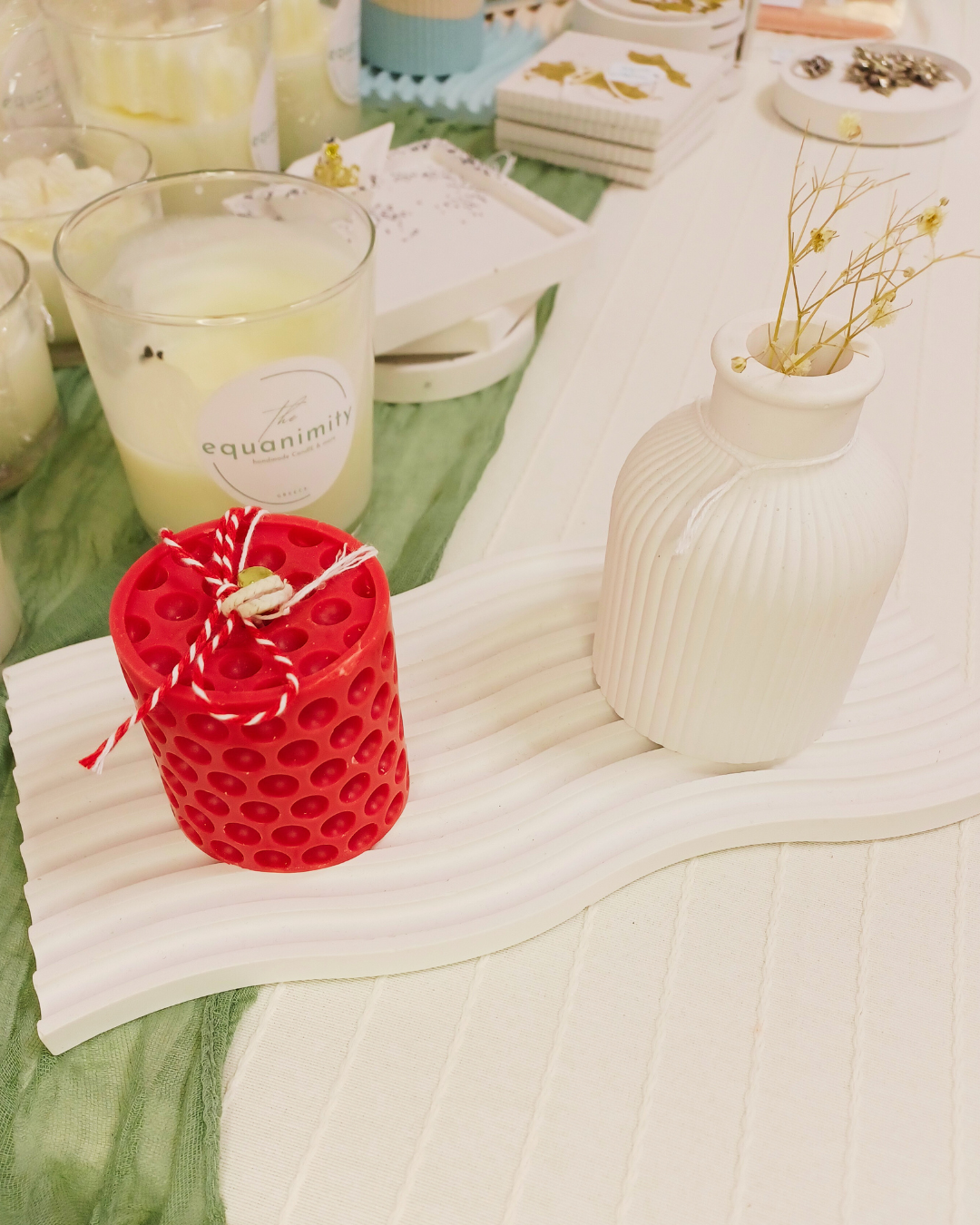 Πιατέλα Κυματιστή Λευκή