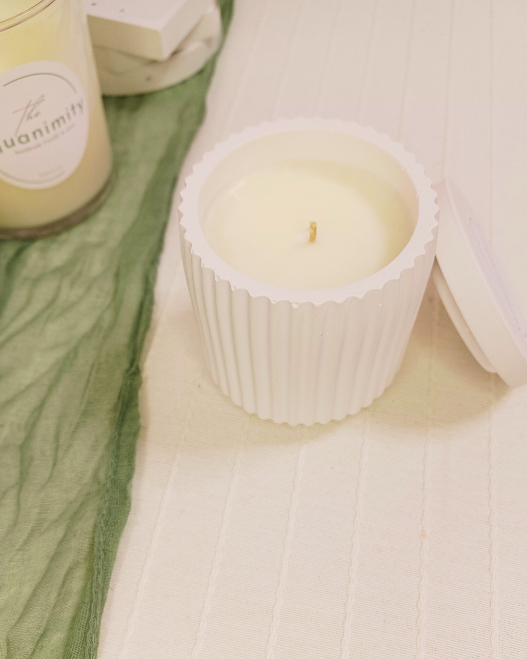 Δοχείο ριγέ Κερί σόγιας